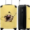 NoBoringSuitcases.com® Koffer - Slak - Helm - Racen - Kinderen - Past Binnen 55x40x20 Cm En 55x35x25 Cm - Handbagage - Trolley - Fotokoffer - Cabin Size - Print -Voyago Winkel 1000x1200 5