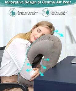 Merkloos Framehack Opblaasbare Reiskussen - Travel Pillow - Nekkussen - LUXE REISKUSSEN - Multifunctioneel Kussen Voor Onderweg - Compact & Comfortabel - Reizen - Vliegen - Rondreizen - Backpakken - Hoofdkussen -Voyago Winkel 1003x1200 11