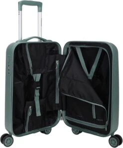 Decent Handbagage Koffer / Trolley / Reiskoffer - 55 Cm - 38 Liter - ABS - Tranporto - Groen 20 Decent Handbagage Koffer / Trolley / Reiskoffer - 55 Cm - 38 Liter - ABS - Tranporto - Groen -Voyago Winkel 1003x1200