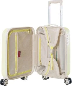 Decent Star Maxx Handbagage Koffer - 55 Cm - TSA Slot - Pastel Geel -Voyago Winkel 1004x1200 1
