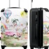 NoBoringSuitcases.com® Koffer Groot - Eenhoorn - Luchtballon - Meisjes - Regenboog - Trolley Koffer Met TSA-slot - Met Wielen - 90 Liter - Reiskoffer - 66 Cm -Voyago Winkel 1007x1200 25