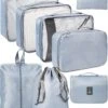 ForDig 8-Delige Packing Cubes (Grijs) - Koffer Organizer Set - Bagage Organizers - Compression Cube Tassen - Travel Backpack Kleding Zakken -Voyago Winkel 1007x1200 33