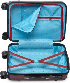 Tesla PC - Handbagage Koffer - 55x35x20 Cm - 4 Wielen - Rood -Voyago Winkel 1013x1200 5