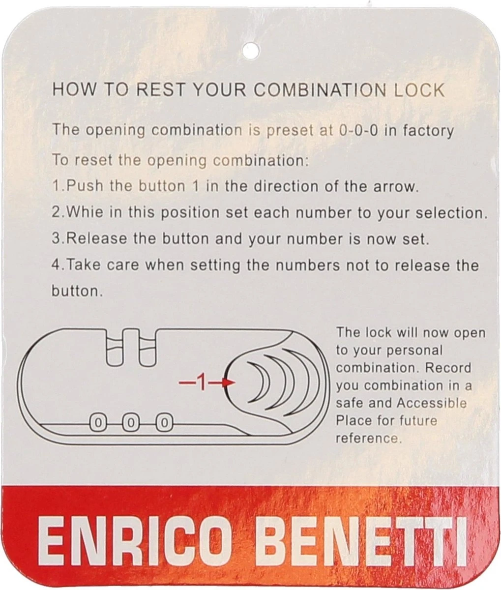 Enrico Benetti Louisville 39040 Driedelige Kofferset Hardcase ABS - Wit 4 Enrico Benetti Louisville 39040 Driedelige Kofferset Hardcase ABS - Wit - Afbeelding 2