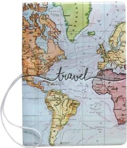 FISKA - Paspoort Hoes Travel - Paspoort Houder - Paspoort Hoesje