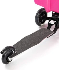 Handbagage Kinderen | Tas Meisje | Roze Uil | Koffer Handbagage | Kinder Koffer Meisjes | Step Meisje | Trolley Kinderen - 50 Kilo - 5 Tot 9 Jaar | Bouncy Box 40x20x25 Cm Incl. Nekkussen Vliegtuig -Voyago Winkel 1027x1200