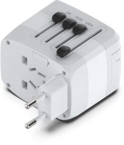 Universele Wereldstekker Met 4 USB-C En USB Poorten - Internationale Reisstekker Voor 150+ Landen - EU - Engeland (UK) - Amerika (USA) - Australië - Azië - Zuid Amerika - Reis Adapter - Wereld Stekker - Oplader – Wit 25 Universele Wereldstekker Met 4 USB-C En USB Poorten - Internationale Reisstekker Voor 150+ Landen - EU - Engeland (UK) - Amerika (USA) - Australië - Azië - Zuid Amerika - Reis Adapter - Wereld Stekker - Oplader – Wit -Voyago Winkel 1027x1200 4