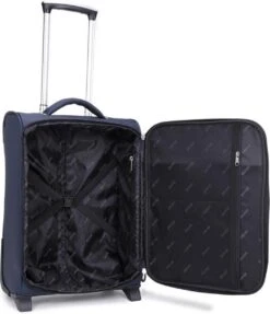 Decent Handbagage Koffer / Trolley / Reiskoffer - 50 Cm - 35 Liter - Polyester - Super-Light - Blauw -Voyago Winkel 1031x1200 2