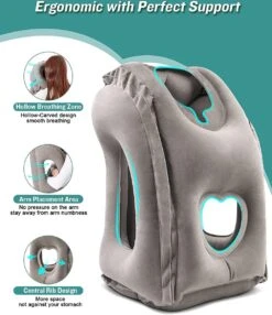 Merkloos Framehack Opblaasbare Reiskussen - Travel Pillow - Nekkussen - LUXE REISKUSSEN - Multifunctioneel Kussen Voor Onderweg - Compact & Comfortabel - Reizen - Vliegen - Rondreizen - Backpakken - Hoofdkussen -Voyago Winkel 1035x1200 13