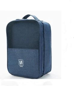 Merkloos TDR - Schoenen Opbergtas - Multifunctionele - Draagbare Opslag - Schoenentas -Geschikt Tot Schoenmaat 45.5 -Marineblauw -Voyago Winkel 1037x1200 16