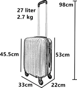 SB Travelbags 'Expandable' Handbagage Koffer 53cm 4 Wielen Trolley - Roze 19 SB Travelbags 'Expandable' Handbagage Koffer 53cm 4 Wielen Trolley - Roze -Voyago Winkel 1042x1200 2