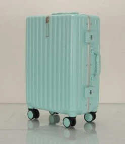 TOP AA Reis Kofferset - Trolleyset 3-delig Met TSA Slot Aluminum Frame, Kleine Cabine En Groot, ABS Luggage, (20+24+28 Inches 3 Pc Set), Roze/pink -Voyago Winkel 1042x1200 9