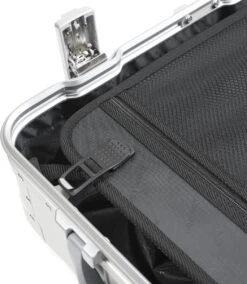 Aluminium Handbagage Koffer Mozzel Darrow - Reiskoffer Met Wielen - 51cm - Harde Koffer - Zilver -Voyago Winkel 1045x1200 3