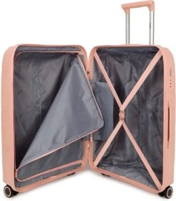 Decent EXPLORER PP Handbagage Trolley 55 Cm - 38 Liter - Pink -Voyago Winkel 1048x1200 1