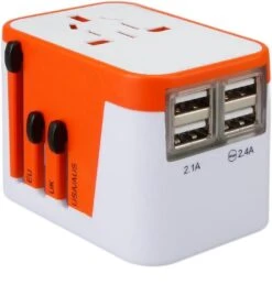 Lionheart Travel Adapter Orange-NL-4 USB Poorten-150 Landen-2.1ampère -Voyago Winkel 1061x1200 5