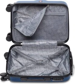 Swiss - Lausanne - Handbagage Koffer - 4 Wielen - TSA-Cijferslot - Blauw -Voyago Winkel 1062x1200