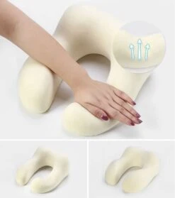 Merkloos Reiskussen Nekkussen – Kussen – Met Gratis E-Book - Vliegtuig – Reis – Ebook - Travel Set - Slaapmasker - Comfort - Memory Foam -Voyago Winkel 1062x1200 7