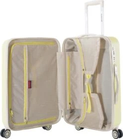 Decent Star Maxx Handbagage Koffer - 55 Cm - TSA Slot - Pastel Geel -Voyago Winkel 1065x1200 4