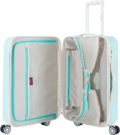 Decent Star Maxx Handbagage Koffer - 55 Cm - TSA Slot - Pastel Groen -Voyago Winkel 1068x1200
