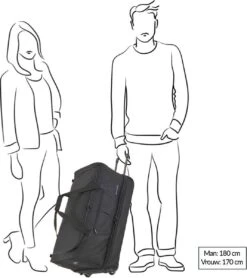 Travelite Basics Wheeled Duffle 70cm Expandable Grey/Green -Voyago Winkel 1068x1200 7