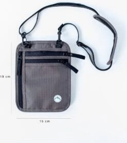 Groene Berg Nektasje - Reistas - Paspoorthouder Met RFID Blokkering - Reisportemonnee - Grijs -Voyago Winkel 1068x1200 8