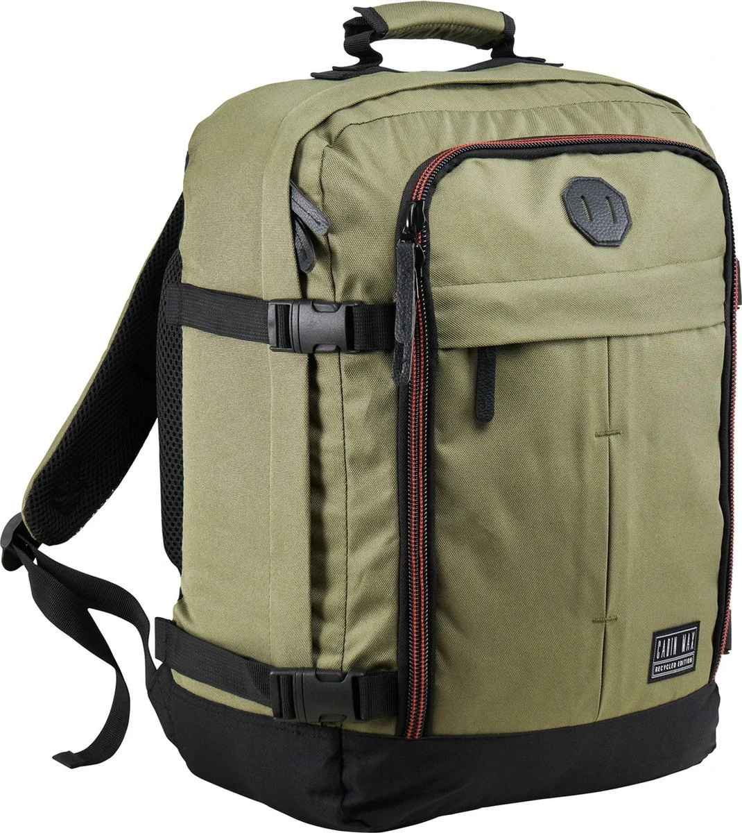 CabinMax Metz Reistas– Handbagage 30L - Rugzak – Backpack - 45x35x20cm – Lichtgewicht - Vintage Khaki 3 CabinMax Metz Reistas– Handbagage 30L - Rugzak – Backpack - 45x35x20cm – Lichtgewicht - Vintage Khaki