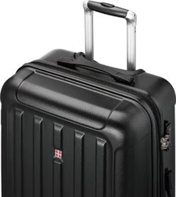 Swiss Alps - Reiskoffer - 68 Cm - 4 Wielen - Zwart -Voyago Winkel 1074x1200