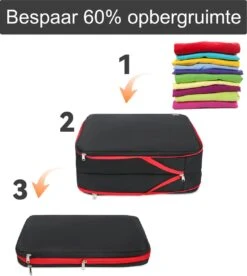 Hikr Packing Cubes - Set 3 Delig - Kofferorganizer - Waterdicht - Meerkleurig -Voyago Winkel 1075x1200 6