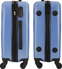 SB Travelbags Bagage Koffer 75cm 4 Wielen Trolley - Blauw -Voyago Winkel 1076x1200 2