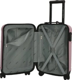Enrico Benetti Louisville 39040 Handbagage Koffer Hardcase ABS - Roze -Voyago Winkel 1077x1200 1