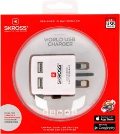 SKROSS - Wereld USB Lader 2400 MA (2x USB Type-A) -Voyago Winkel 1079x1200 9
