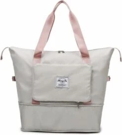 Handbagage Reistas - Multifunctionele - Reistas Voor Op Koffer - Opvouwbaar - Grijs