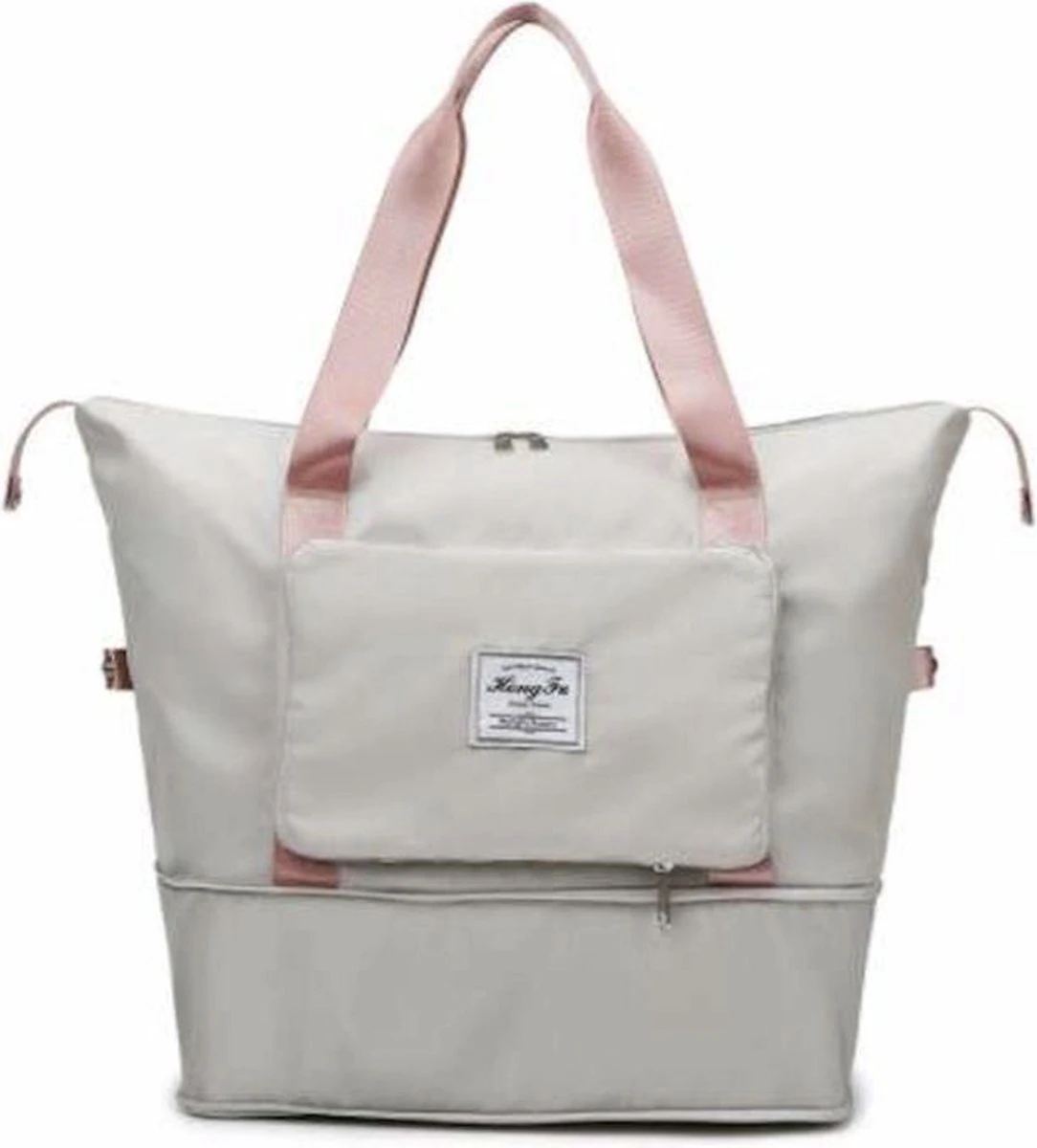 Handbagage Reistas - Multifunctionele - Reistas Voor Op Koffer - Opvouwbaar - Grijs 3 Handbagage Reistas - Multifunctionele - Reistas Voor Op Koffer - Opvouwbaar - Grijs