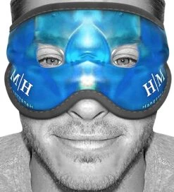 Gel Oogmasker – The Hangover Mask - Herbruikbaar Koud Slaapmasker Voor Warmte- En Koudetherapie - Oogmaskers Voor Donkere Kringen En Wallen – Bij Vermoeide Ogen, Kater, Sinuspijn En Kneuzingen