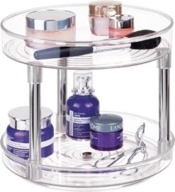 Lazy Susan Draaiplateau Met Verdieping, 23 X 23 X 24, Kunststof, Transparant - IDesign | Linus -Voyago Winkel 1092x1200 4