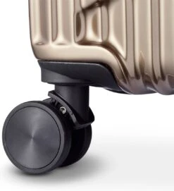 Tesla PC - Reiskoffer - 65 Cm - 4 Wielen - Goud -Voyago Winkel 1095x1200 11