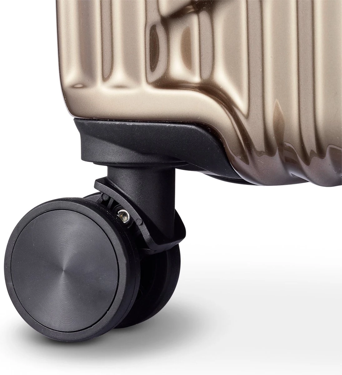 Tesla PC - Handbagage Koffer - 55x35x20 Cm - 4 Wielen - Goud 7 Tesla PC - Handbagage Koffer - 55x35x20 Cm - 4 Wielen - Goud - Afbeelding 5