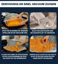Luvego Vacuümzakken Voor Kleding En Dekbedden - 10 Vacuüm Opbergzakken Diverse Afmetingen -Voyago Winkel 1096x1200 17