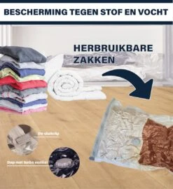 Luvego Vacuümzakken Voor Kleding En Dekbedden - 20 Vacuüm Opbergzakken Inclusief Handpomp -Voyago Winkel 1096x1200 21