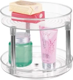 Lazy Susan Draaiplateau Met Verdieping, 23 X 23 X 24, Kunststof, Transparant - IDesign | Linus -Voyago Winkel 1096x1200 9