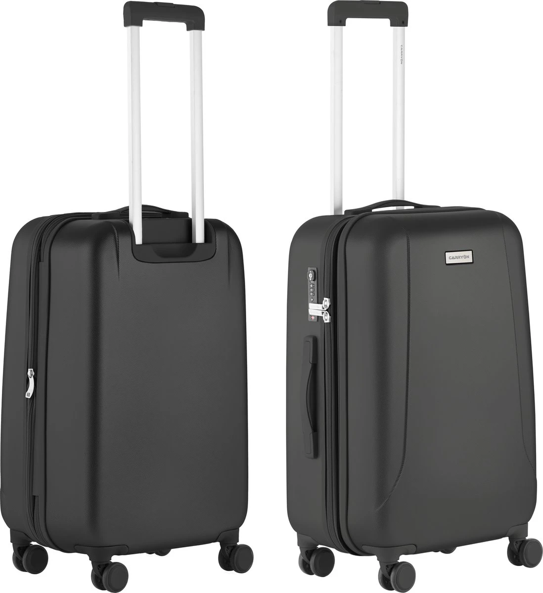 CarryOn Skyhopper Reiskoffer - 68.5cm TSA Trolley Met Expander En OKOBAN - Zwart 4 CarryOn Skyhopper Reiskoffer - 68.5cm TSA Trolley Met Expander En OKOBAN - Zwart - Afbeelding 2