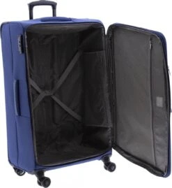 Gladiator Siroco L Grote Koffer 78 Cm - 115 Liter - Expandable - TSA Slot - Blauw -Voyago Winkel 1101x1200