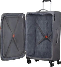 American Tourister Reiskoffer - Summerfunk Spinner 79cm - Titanium Grey -Voyago Winkel 1106x1200