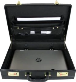 Attachékoffer Zwart - Kunstleer - Documentenkoffer - Attache Koffer Cijferslot - Laptopkoffer - Kantoor Koffer -Voyago Winkel 1108x1200 5