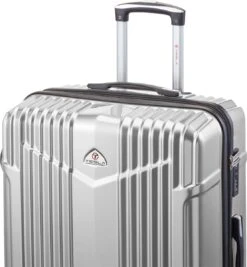 Tesla PC - Reiskoffer - 75 Cm - 4 Wielen - Zilver -Voyago Winkel 1110x1200 6