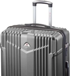 Tesla PC - Reiskoffer - 75 Cm - 4 Wielen - Grijs -Voyago Winkel 1111x1200 2