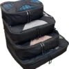 Volcan Packing Cubes - Koffer Organizer Set - Compression Cube Bagage - 4 Delige Set - Backpack - Zwart -Voyago Winkel 1112x1200 6
