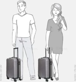 Enrico Benetti Louisville 39040 Handbagage Koffer 52 Cm - Grijs -Voyago Winkel 1115x1200 1