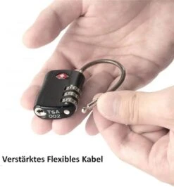 Merkloos Kofferslot - Reisslot - 3 Cijferig Hangslot - 1 Stuks - Zwart -Voyago Winkel 1115x1200 14