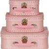 Merkloos Geboorte Kraamcadeau Meisje Koffertje Lichtroze 16 Cm - Babyshower En Kraamcadeaus -Voyago Winkel 1119x1200